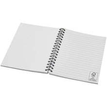 Load image into Gallery viewer, Desk-Mate® A6 colour spiral notebook — Dark blue (detail)