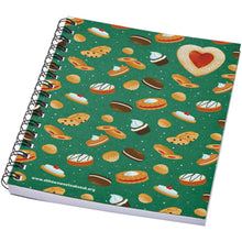 Load image into Gallery viewer, Desk-Mate® A6 colour spiral notebook — Heather green