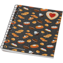 Load image into Gallery viewer, Desk-Mate® A6 colour spiral notebook — Black