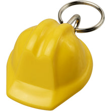 Load image into Gallery viewer, Kolt hard hat-shaped recycled keychain — Yellow