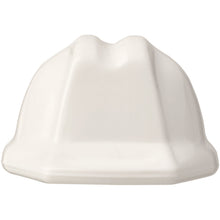 Load image into Gallery viewer, Kolt hard hat-shaped recycled keychain — White (front)