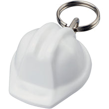 Load image into Gallery viewer, Kolt hard hat-shaped recycled keychain — White