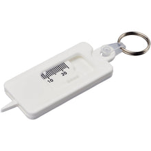Load image into Gallery viewer, Kym recycled tyre tread check keychain — White