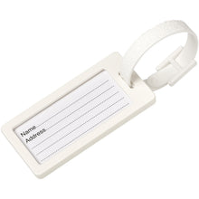 Load image into Gallery viewer, River recycled window luggage tag — White