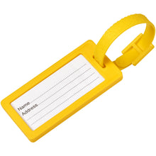 Load image into Gallery viewer, River recycled window luggage tag — Yellow