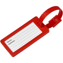 Load image into Gallery viewer, River recycled window luggage tag — Red