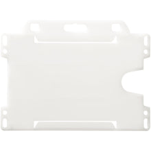 Load image into Gallery viewer, Vega recycled plastic card holder — Frosted Clear (back)