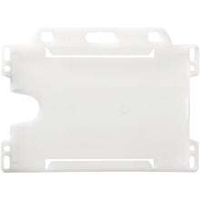 Load image into Gallery viewer, Vega recycled plastic card holder — Frosted Clear (front)