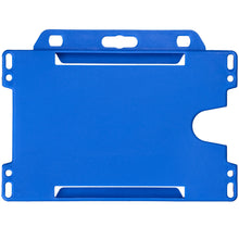 Load image into Gallery viewer, Vega recycled plastic card holder — Blue (back)