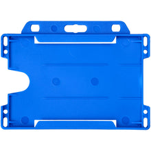Load image into Gallery viewer, Vega recycled plastic card holder — Blue (front)