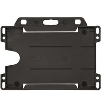 Load image into Gallery viewer, Vega recycled plastic card holder — Black (front)