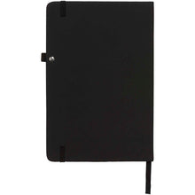 Load image into Gallery viewer, Noir medium notebook — Black (back)