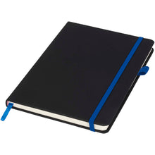 Load image into Gallery viewer, Noir medium notebook — Black / Blue