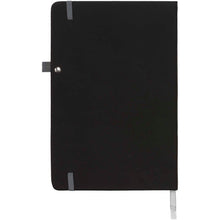 Load image into Gallery viewer, Noir medium notebook — Black / Grey (back)