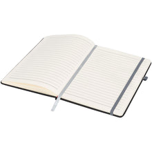 Load image into Gallery viewer, Noir medium notebook — Black / Grey (detail)