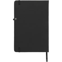 Load image into Gallery viewer, Rivista medium notebook — Black (back)