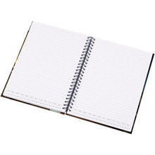 Load image into Gallery viewer, Desk-Mate® A5 hard cover undated diary — White / Black (detail)