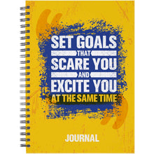 Load image into Gallery viewer, Desk-Mate® A5 hard cover journal — White / Black (front)