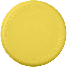 Load image into Gallery viewer, Crest recycled flying disc — Yellow (front)