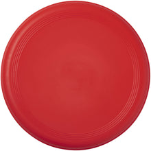 Load image into Gallery viewer, Crest recycled flying disc — Red (front)
