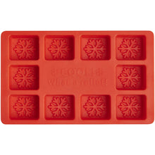 Load image into Gallery viewer, Chill customisable ice cube tray — Red (front)