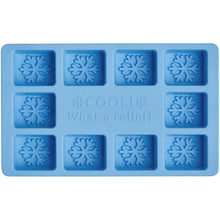 Load image into Gallery viewer, Chill customisable ice cube tray — Aqua (front)