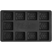 Load image into Gallery viewer, Chill customisable ice cube tray — Black (front)