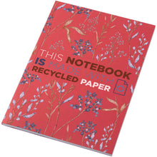 Load image into Gallery viewer, Novella Austen Colours A5 recycled soft cover notebook - 50 sheets — Red