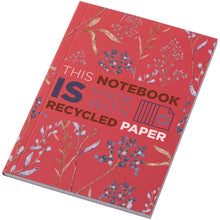 Load image into Gallery viewer, Novella Austen Colours A6 recycled soft cover notebook - 50 sheets — Red
