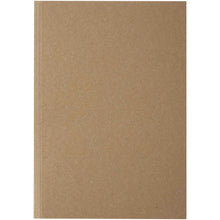Load image into Gallery viewer, Novella Austen Kraft A5 recycled soft cover notebook - 100 sheets — Natural (front)