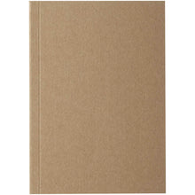 Load image into Gallery viewer, Novella Austen Kraft A6 recycled soft cover notebook - 50 sheets — Natural (front)