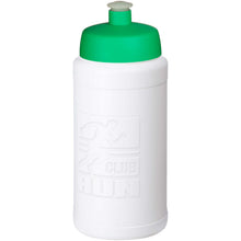 Load image into Gallery viewer, Baseline Rise 500 ml sport bottle — White / Green