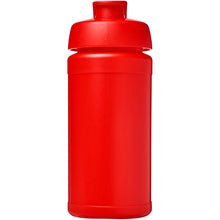 Load image into Gallery viewer, Baseline Rise 500 ml sport bottle with flip lid — Red / Red (front)