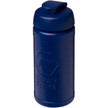 Load image into Gallery viewer, Baseline Rise 500 ml sport bottle with flip lid — Blue / Blue