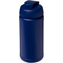 Load image into Gallery viewer, Baseline Rise 500 ml sport bottle with flip lid — Blue / Blue (detail)