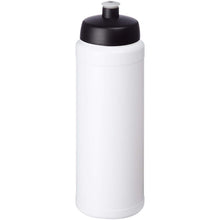 Load image into Gallery viewer, Baseline Rise 750 ml sport bottle — White / Black (detail)