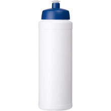 Load image into Gallery viewer, Baseline Rise 750 ml sport bottle — White / Blue (front)