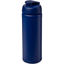 Load image into Gallery viewer, Baseline Rise 750 ml sport bottle with flip lid — Blue / Blue (detail)