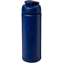 Load image into Gallery viewer, Baseline Rise 750 ml sport bottle with flip lid — Blue / Blue