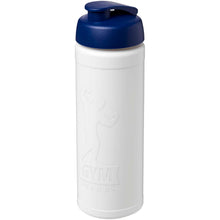 Load image into Gallery viewer, Baseline Rise 750 ml sport bottle with flip lid — White / Blue