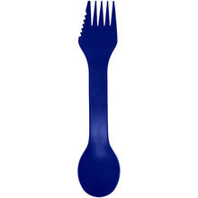 Load image into Gallery viewer, Epsy Rise 3-in-1 spoon, fork, and knife — Navy (back)