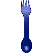 Load image into Gallery viewer, Epsy Rise 3-in-1 spoon, fork, and knife — Navy (front)
