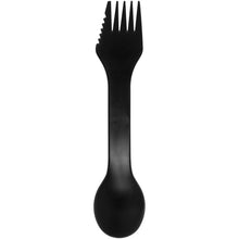 Load image into Gallery viewer, Epsy Rise 3-in-1 spoon, fork, and knife — Black (back)