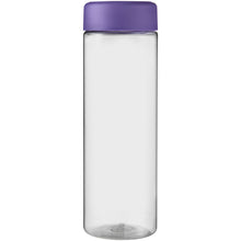 Load image into Gallery viewer, H2O Active® Vibe 850 ml screw cap water bottle — Transparent / Purple (front)