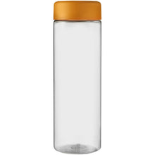 Load image into Gallery viewer, H2O Active® Vibe 850 ml screw cap water bottle — Transparent / Orange (front)
