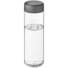 Load image into Gallery viewer, H2O Active® Vibe 850 ml screw cap water bottle — Transparent / Storm grey