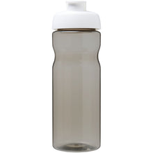 Load image into Gallery viewer, H2O Active® Base Tritan™ 650 ml flip lid sport bottle — Charcoal / White (front)