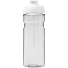 Load image into Gallery viewer, H2O Active® Base Tritan™ 650 ml flip lid sport bottle — Transparent clear / White (front)