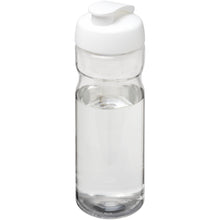 Load image into Gallery viewer, H2O Active® Base Tritan™ 650 ml flip lid sport bottle — Transparent clear / White