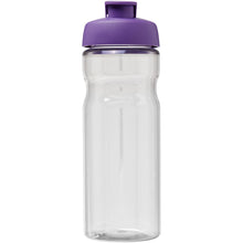 Load image into Gallery viewer, H2O Active® Base Tritan™ 650 ml flip lid sport bottle — Transparent clear / Purple (front)